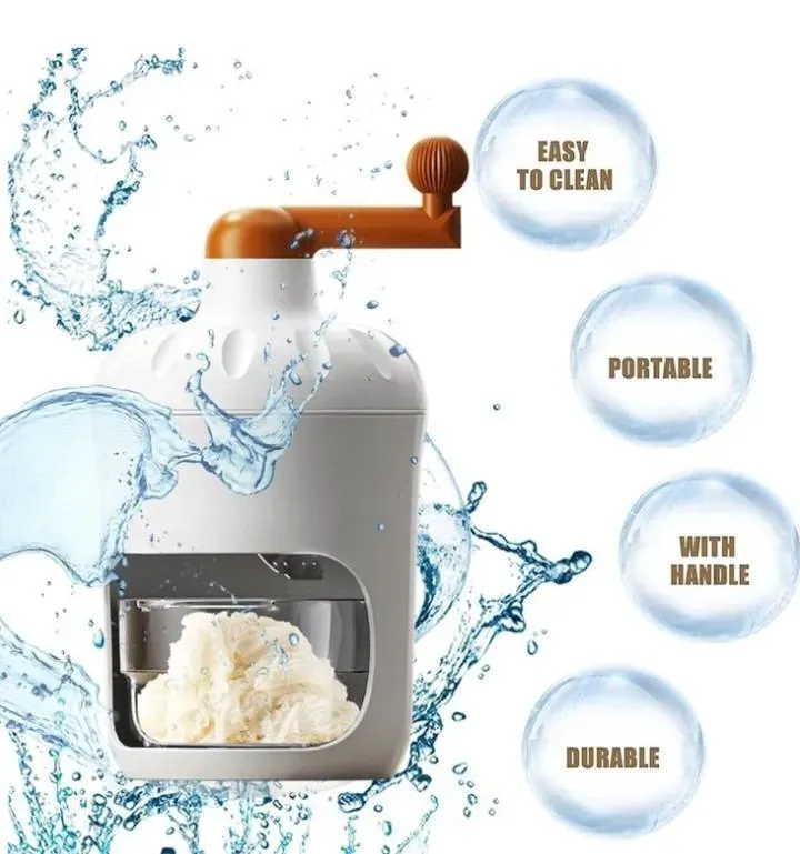 Manual Ice Crusher Machine – Hand Operated Ice Shaver for Home & Outdoor Use - Image 6