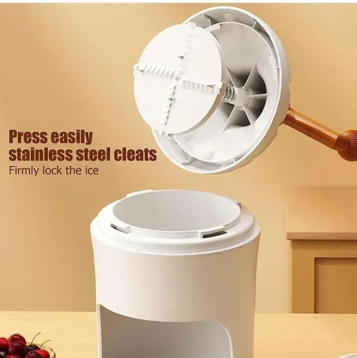 Manual Ice Crusher Machine – Hand Operated Ice Shaver for Home & Outdoor Use - Image 7