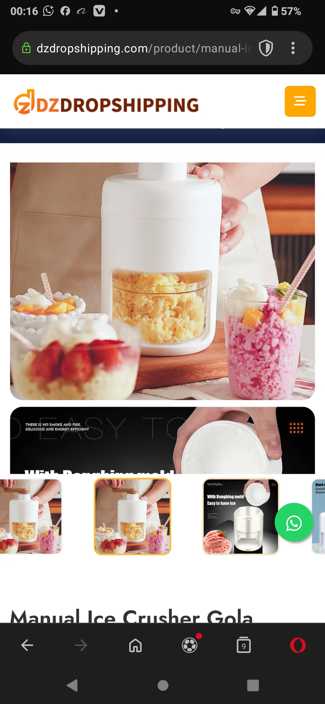 Manual Ice Crusher Machine – Hand Operated Ice Shaver for Home & Outdoor Use - Image 8