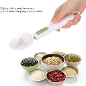 Digital Measuring Spoon Scale with LCD Display – Accurate Kitchen Weighing Spoon
