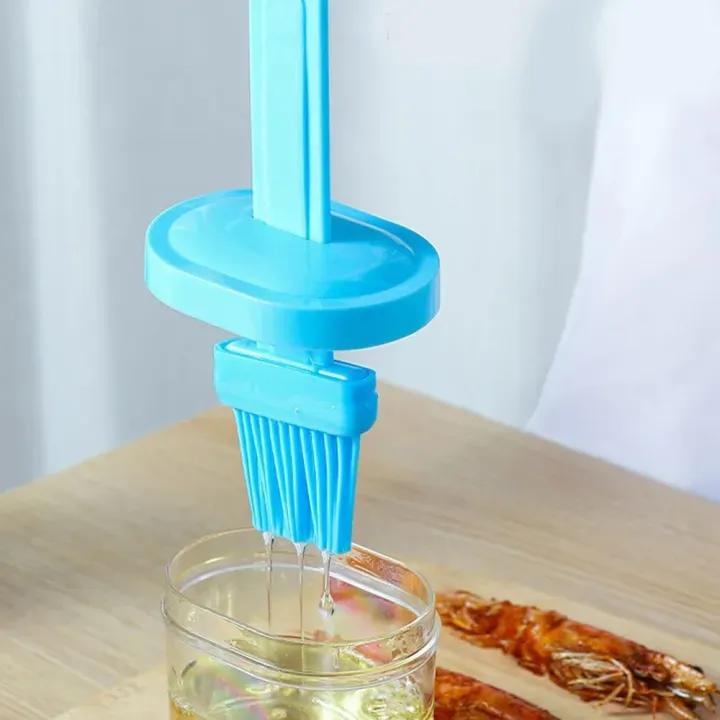 2-in-1 Oil Brush Bottle Dispenser for Cooking & BBQ – Silicone Basting Brush with Oil Container - Image 8