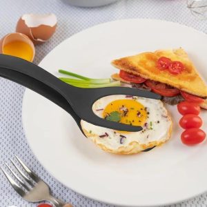 Premium Nylon Egg Flipper Spatula – Non-Stick Heat Resistant Turner for Eggs, Pancakes & Everyday Cooking