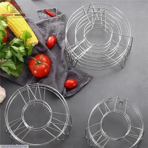 Heavy Duty Metal Hot Pot Stand – Kitchen Safety Base for Cookware & Kettles