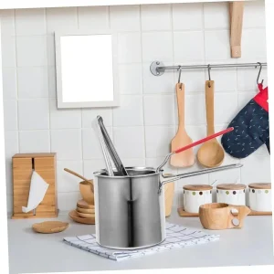 Stainless Steel Oil Filter Pot for Kitchen Use | Reusable Oil Strainer & Storage Container for Frying Oil | Durable Cooking Oil Saver Pot Pakistan