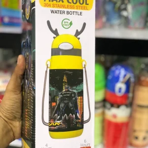 Max Cool Batman Insulated Water Bottle 720ml – 304 Stainless Steel Hot & Cold Flask for Kids, School, Travel & Outdoor Use
