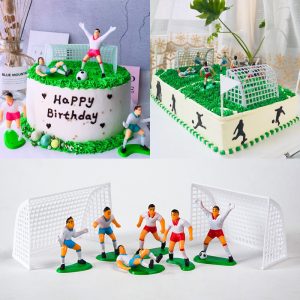 Football Theme Cake Decoration Set for Boys Birthday & Baby Shower Party