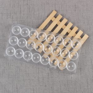 24 Pcs Transparent Chocolate Mould Set – Premium Food-Grade Chocolate & Dessert Making Mold for Home Bakers in Pakistan