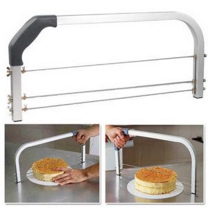 Premium Stainless Steel Cake Slicer Wire Cutter – Adjustable Wedding & Party Cake Cutting Tool | 304 Grade Durable Baking Accessory