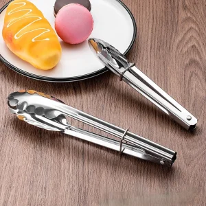 stainless steel BBQ tongs (chimta)