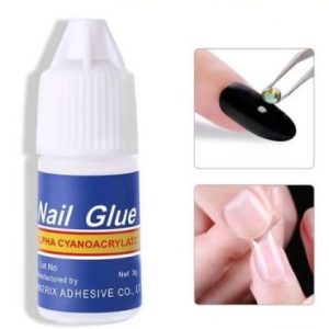 Pack of 5 Â– Strong Nail Glue for Nail Art, Decorations & Artificial Nails Â– Quick-Drying Adhesive for Press-Ons, Nail Tips, Rhinestones & DIY Manicure