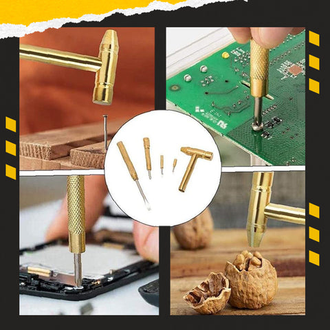 5 in1 Multifunction Mini Craft Strong Hammer and Screwdriver Hand Tools Set - Image 2