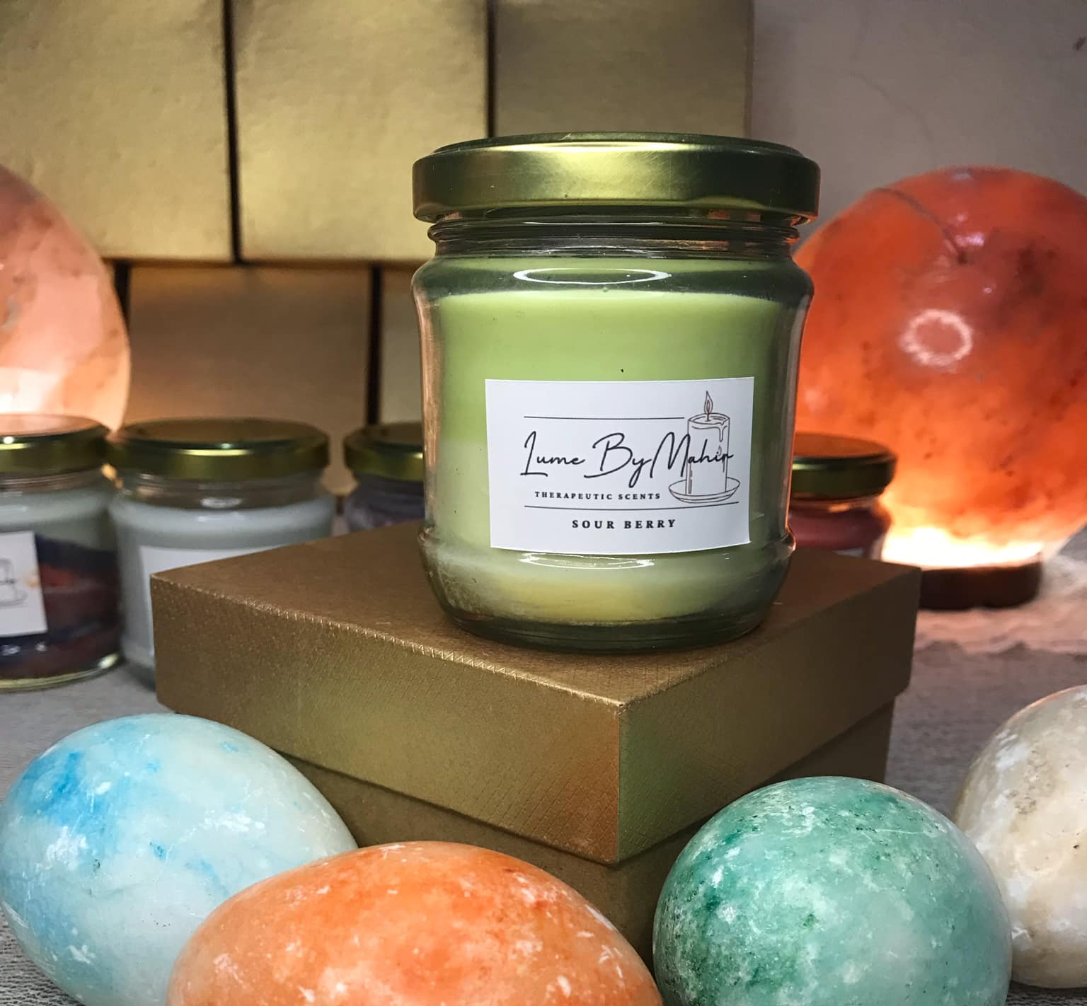 Sour Berry Candle - Sour, Sweet, and Oh-So-Irresistible Handmade Berry Fusion Soy Wax Candle -100 gram