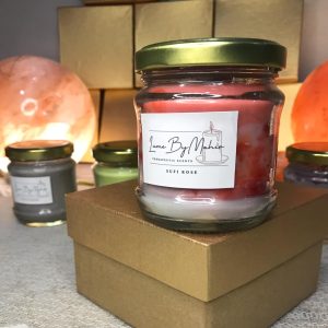 Sufi Rose Candle - A Divine Bloom of Spirituality and Love  Handmade Floral & Citrusy Soy Wax Candle - 100 gram