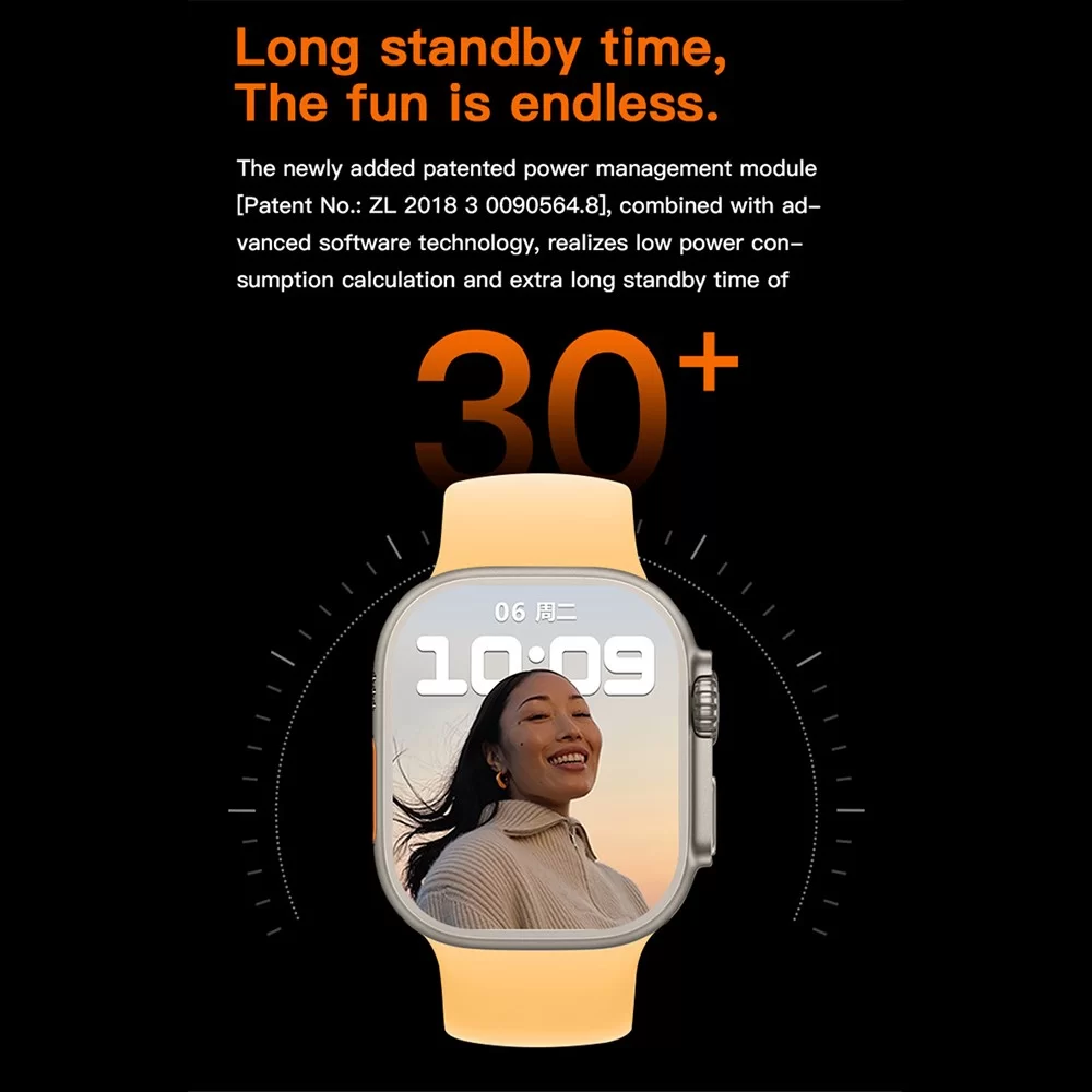 T800 Ultra Smart Watch Random Color) - Image 4