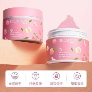 Bioaqua Peach Extract Exfoliating Face Gel Cream Â– Fruit Acid Gentle Peeling Gel, 140g