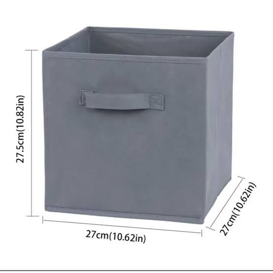 CUBE BOX SPACE SAVER STORAGE BOX (random colors) - Image 2