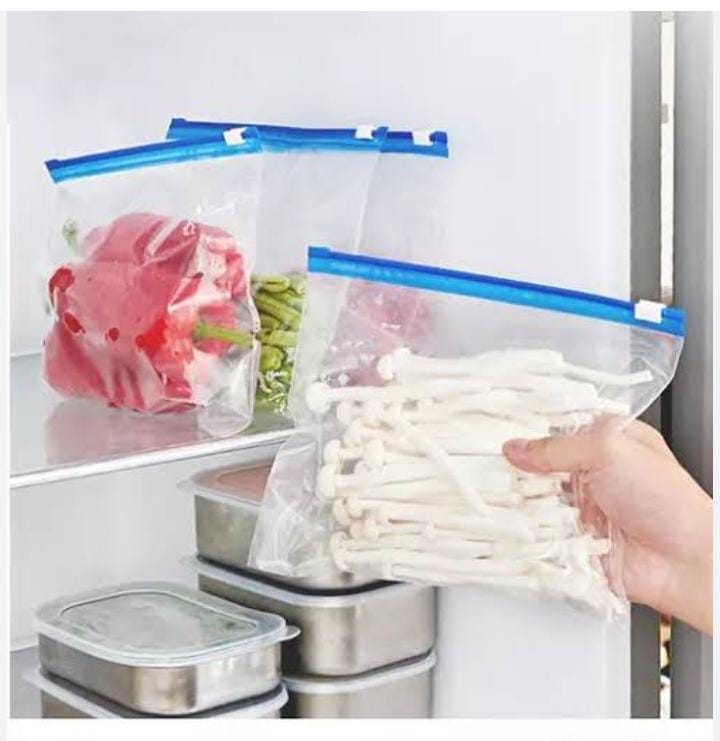 Food Storage Slider Bag Freezer Zipper Bags Fresh-keeping Freezing Heating Food Sealing Packaging Kitchen Accessories - Image 2
