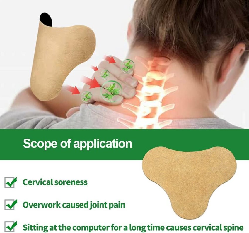 10pcs Cervical Plaster Sticker Wormwood Extract Cervical Joint Ache Fast Pain Relieving Paster Cervical Rheumatoid Arthritis Body Patches - Image 2