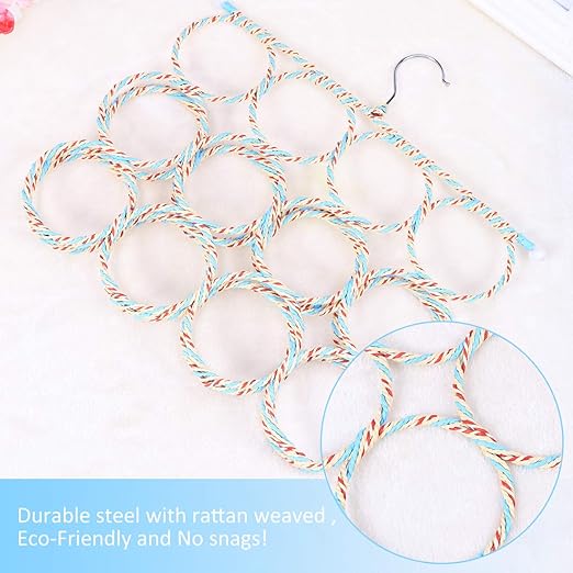 28 Holes Scarf Hanger / Tie Hanger / Belt Hanger Organizer - Image 4