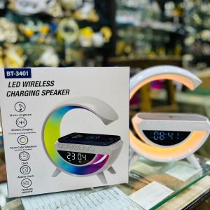 BT- 3401 Multi-functional LED Clock Display Speaker G Lamp