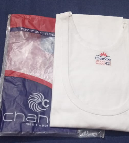 Pack of 2 Men under garment White banyan Round Neck Sleeveless Plain/Solid Undershirt/Vest Men's Under vests - Image 2