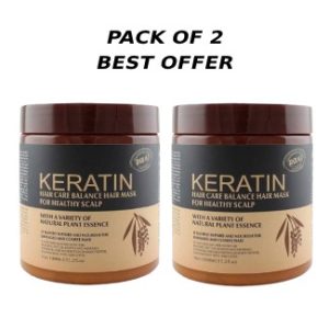 Pack Of 2 | Keratin Hair Mask Treatment 500ml: The Key to Stronger, Healthier Hair