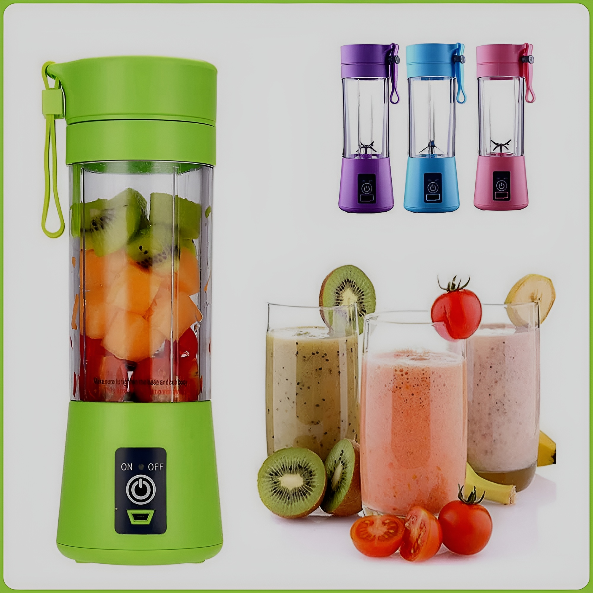 Portable Mini 6 blade Juicer blender - Image 5