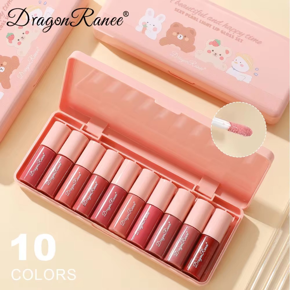 (10 Lipglosses) Dragon Ranee Lipglosses Korean Lip Gloss - Image 2