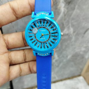 Curren Rubbar Belt Ladies Watch Model Diamond Round - Without Box