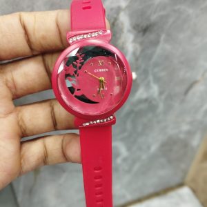 Curren Rubbar Belt Ladies Watch Model Golden Princess - Without Box