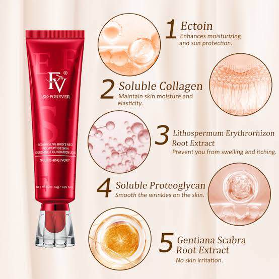 FV Matte Finish Liquid Foundation 30g - Image 3