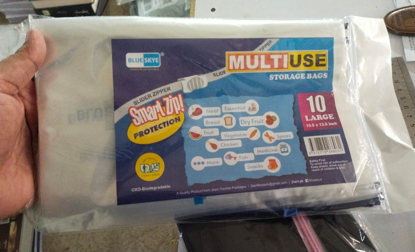 Food Storage Slider Bag Freezer Zipper Bags Fresh-keeping Freezing Heating Food Sealing Packaging Kitchen Accessories - Image 3