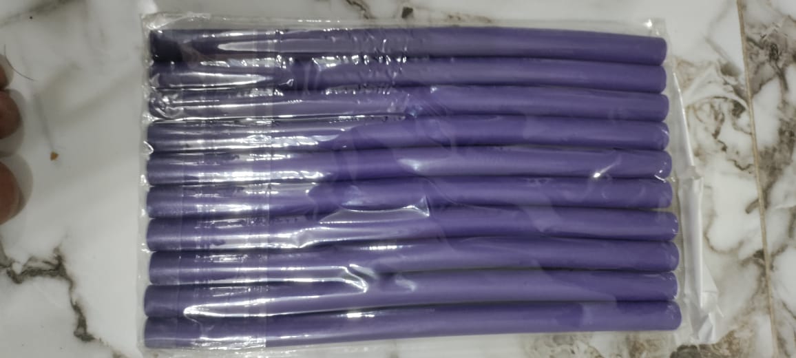 Pack of 10 Hair Rollers Papilotten Hair Rollers, Curls Without Heat Foam Curlers for Women (Random Color) - Image 5