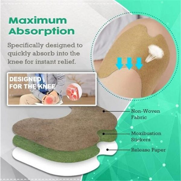 Pack of 10 Knee Pain Relief Patch - Image 4