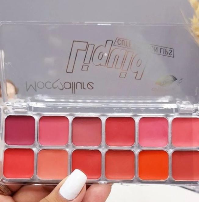 Mocallure Lipstick and Blush palette - Image 2
