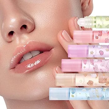 pack of 6 Lip Oil for winters Glossy lips - Image 4