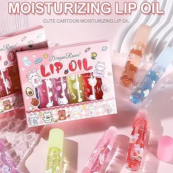 pack of 6 Lip Oil for winters Glossy lips - Image 3