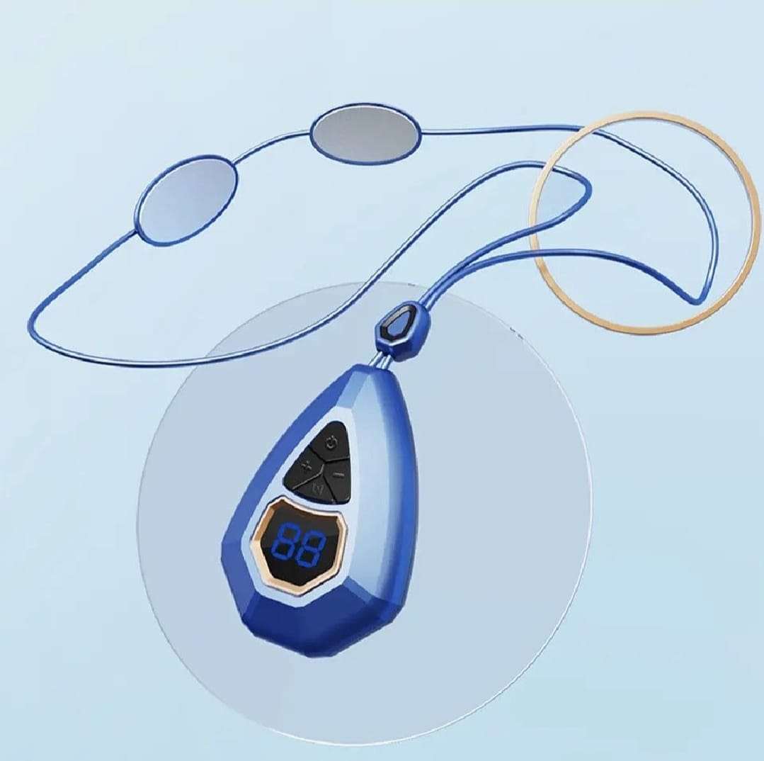 Smart Neck Massager EMS Pulse Heating Pendant Cervical Spine Massage Deep Tissue Neck Protector Pain Relief Health Care Tool (random color) - Image 2