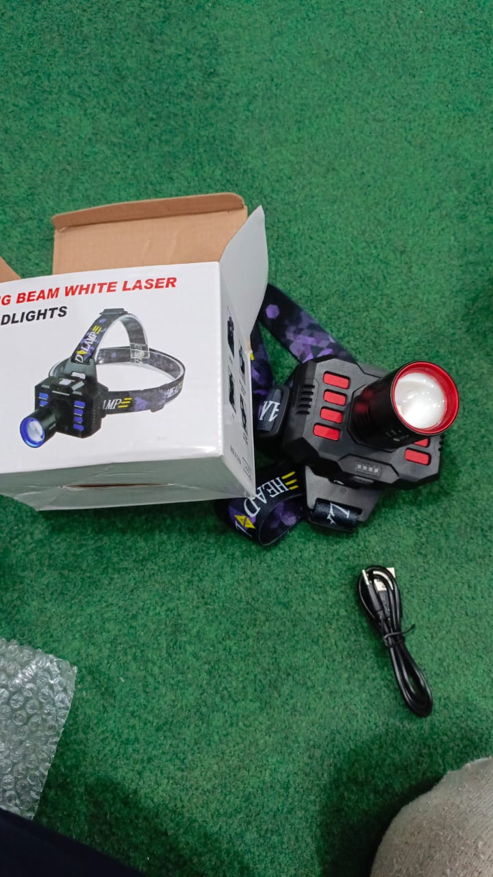 Headlamp Rechargeable Powerful Head Lamp with Built-in Battery Outdoor Camping Headlight Head Flashlight Head Light - Image 5