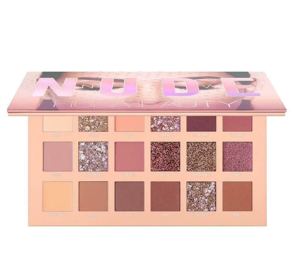 HUDA Beauty Nude Eyeshadow Palette (18 Colors Eyeshadow Palette) - Image 4