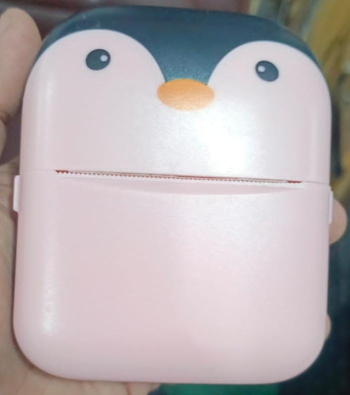 The Adorable Penguin Design Rechargeable Portable Mini Printer (random color) - Image 3