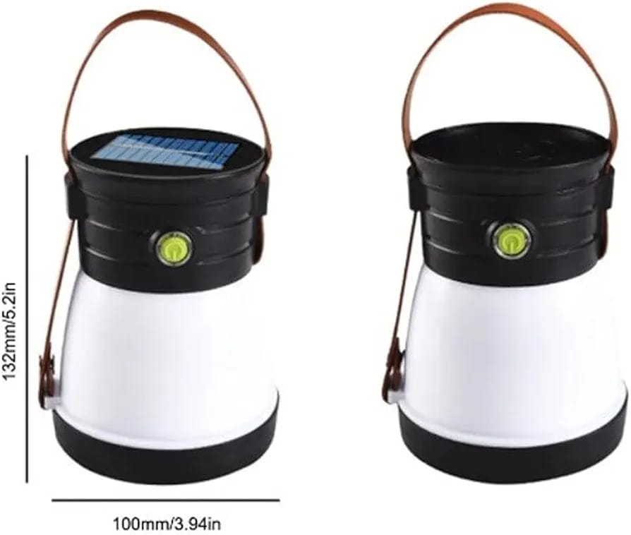 Emergency Light Multifunctional Camping Lantern Lamp, Black and White - ZJ-1158 - Image 3