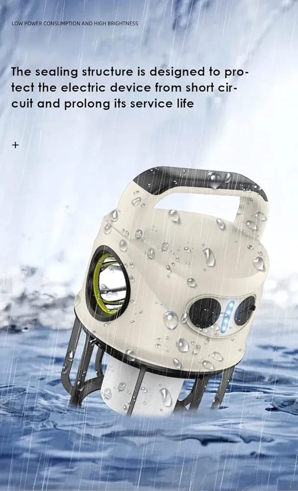 Portable Camping Lights with 4 Lighting Modes, Torch Mode, USB Rechargeable Camping hiking Lantern with Hook, Waterproof Tent Light - Image 4
