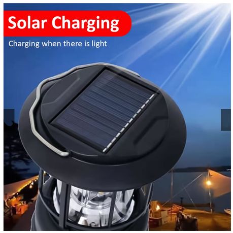 Emergency Camping Light For Tent Work GB-23 | Outdoor Solar lantern (Random color) - Image 4