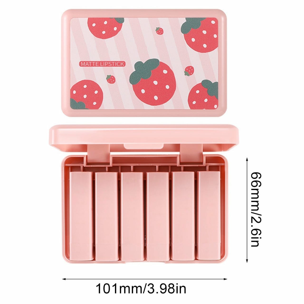 6 Pcs Dragon Ranee Matte Lipstick Set, Pack of 6