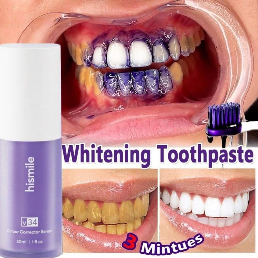 Teeth Brightening Hismiles V34 Colour Corrector Serum - 30ml | Best Quality Serum For Teeth Brightening - Image 5