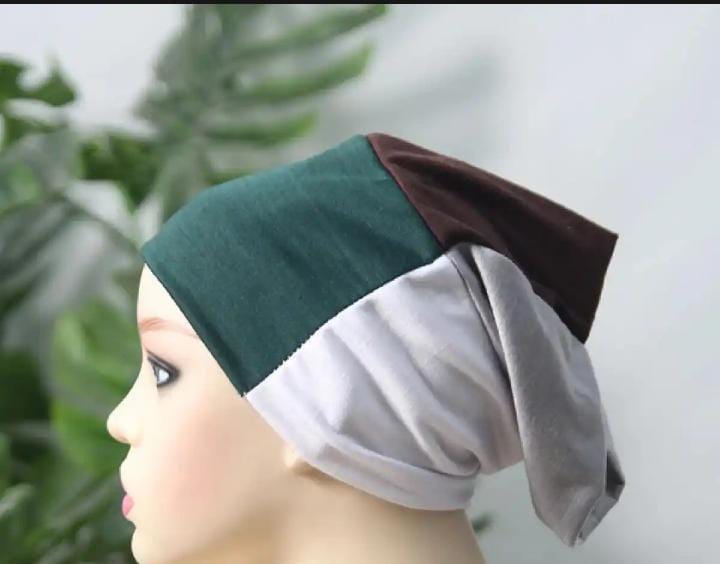 Multicolor Womens Jersey 4-in-1 Underscarf Tube Cap Soft, Stretchable Hijab Inner (Random color) - Image 4