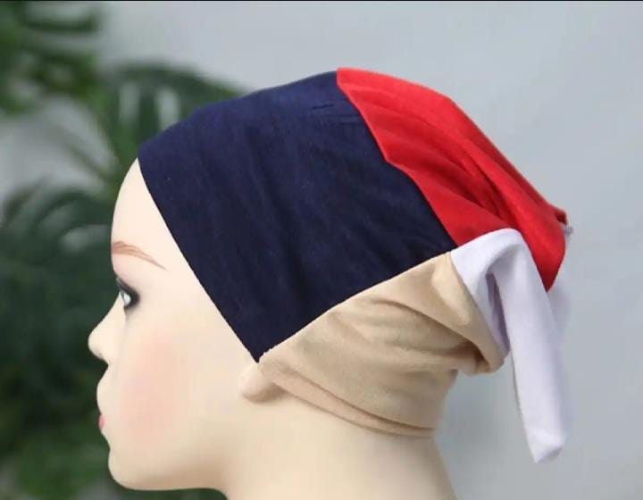 Multicolor Womens Jersey 4-in-1 Underscarf Tube Cap Soft, Stretchable Hijab Inner (Random color)