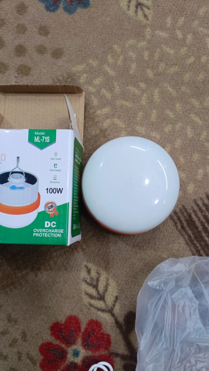 Multifunctional LED Bulb+Battery EMERGENCY ENERGY-SAVING LAMP 100W(ML-71S) - Image 2