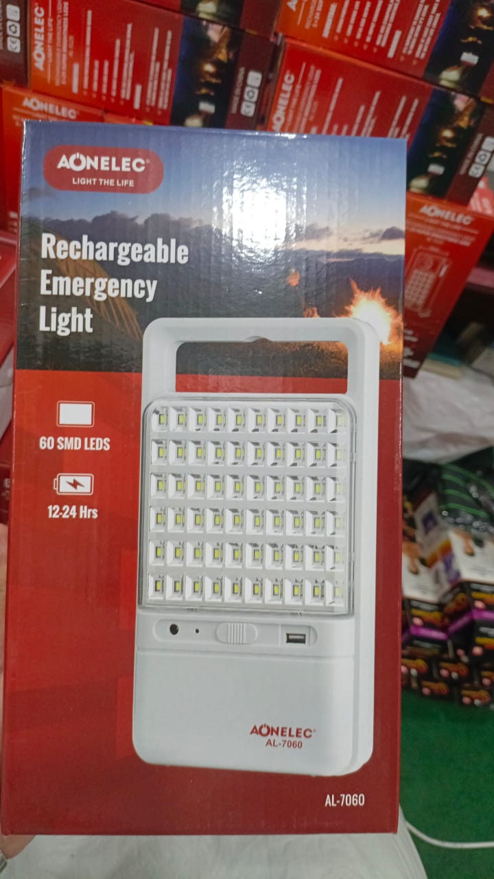 Aonelec Rechargeable Emergency Light(AL-7060) - Image 2